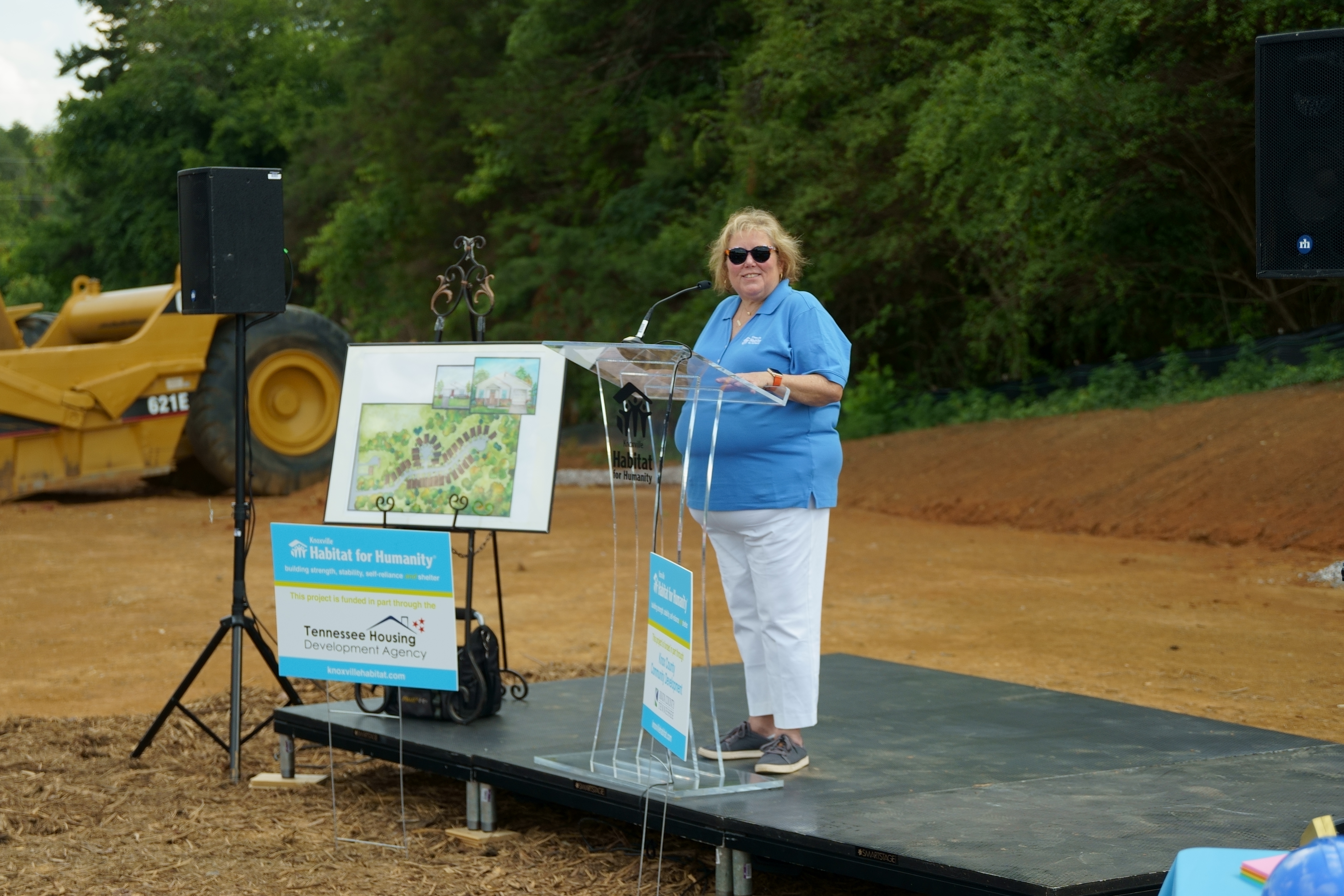 Community supporters celebrate new neighborhood named in honor of Knoxville Habitat for Humanity founder