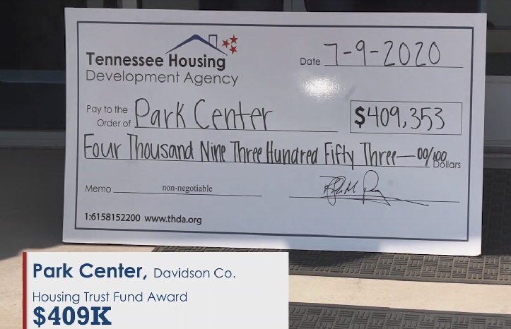 THDA awards Park Center grant to assist mentally ill